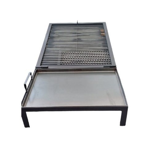 Parrilla articulada con plancha intercambiable — vista 1