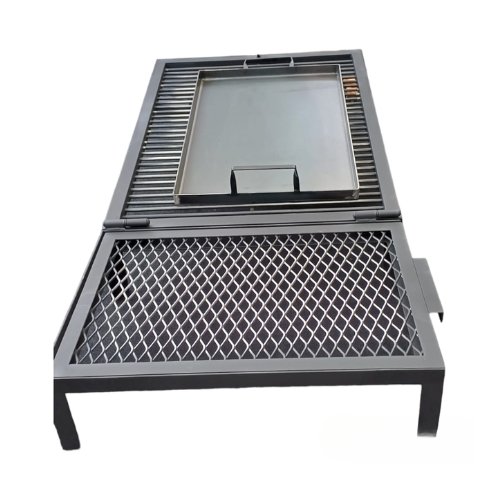 Parrilla articulada con plancha intercambiable — vista 3